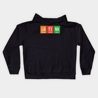 Latina Chemistry Periodic Table Funny Kids Hoodie